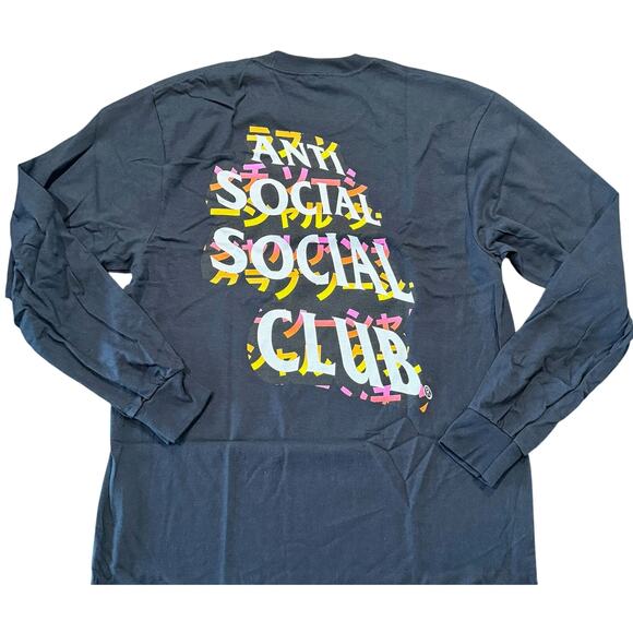 Anti Social Social Club Twisted Quickness Tee*Size Large*NEW WITH TAGS - Picture 4 of 9